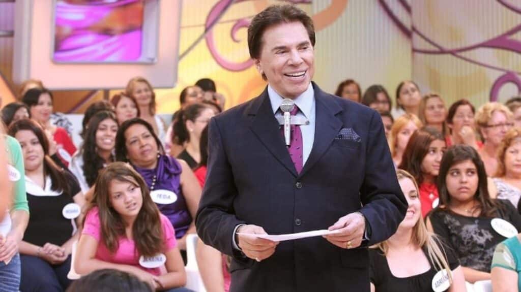 Foto de Silvio Santos no SBT