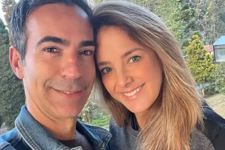 Foto de César Tralli e Ticiane Pinheiro