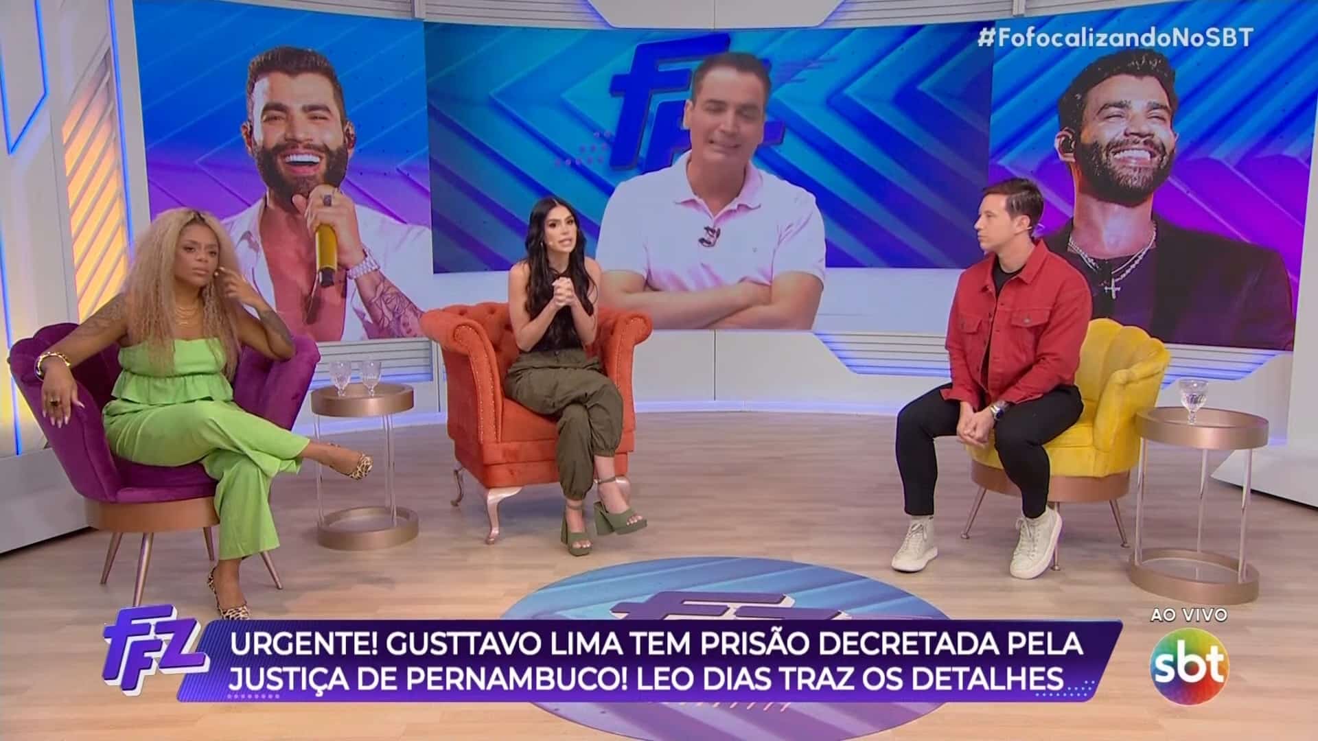 Foto do programa Fofocalizando falando sobre o cantor Gusttavo Lima