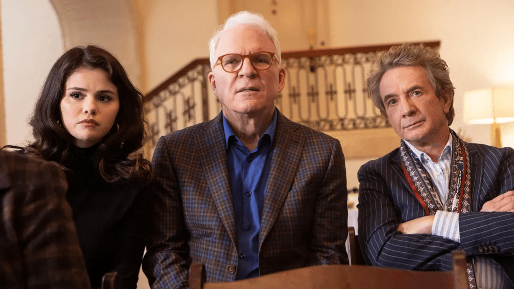 Foto de Selena Gomez, Steve Martin e Martin Short em Only Murders in the Building