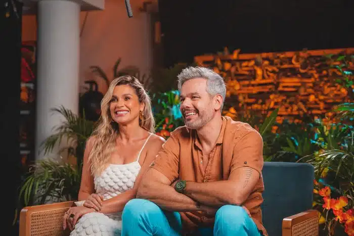 Foto de Otaviano Costa e Flávia Alessandra