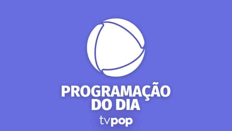 Arte ilustrativa da programação diária da Record