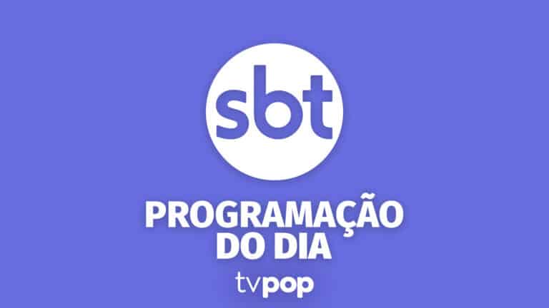 Arte ilustrativa da programação diária do SBT