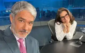 Foto do Jornal Nacional que comemora 55 anos