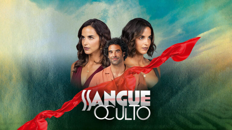 Logotipo da novela Sangue Oculto