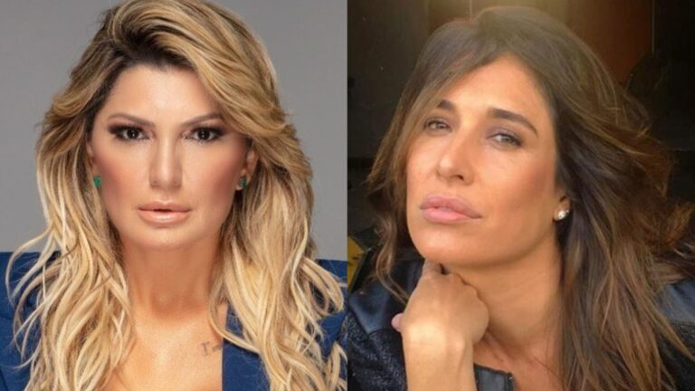 Montagem de fotos de Antonia Fontenelle e Giselle Itié