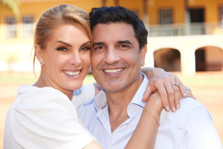 Foto de Ana Hickmann e Edu Guedes