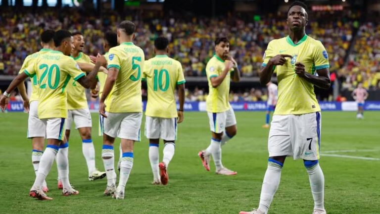 Foto de jogadores da seleção brasileira