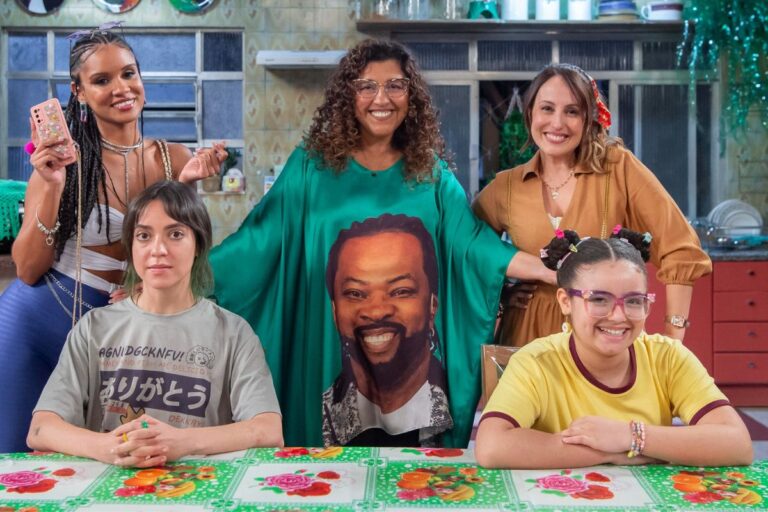 Foto do elenco de Tô Nessa!, série da Globo