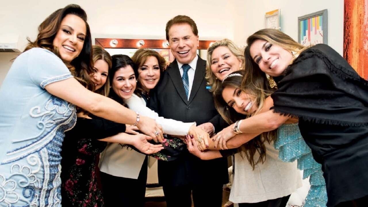 Foto da família de Silvio Santos