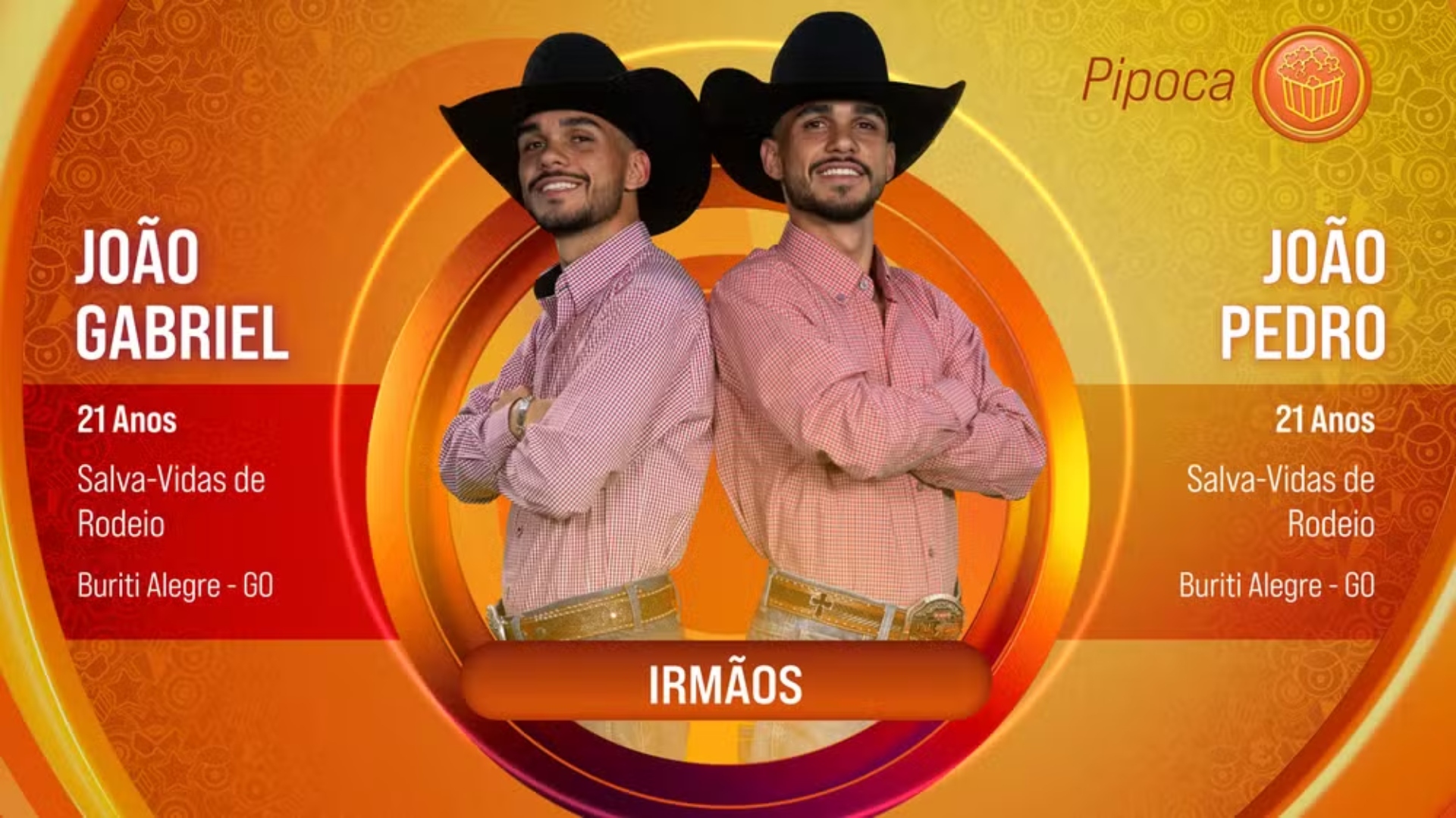 Foto de João Gabriel e João Pedro do BBB 25