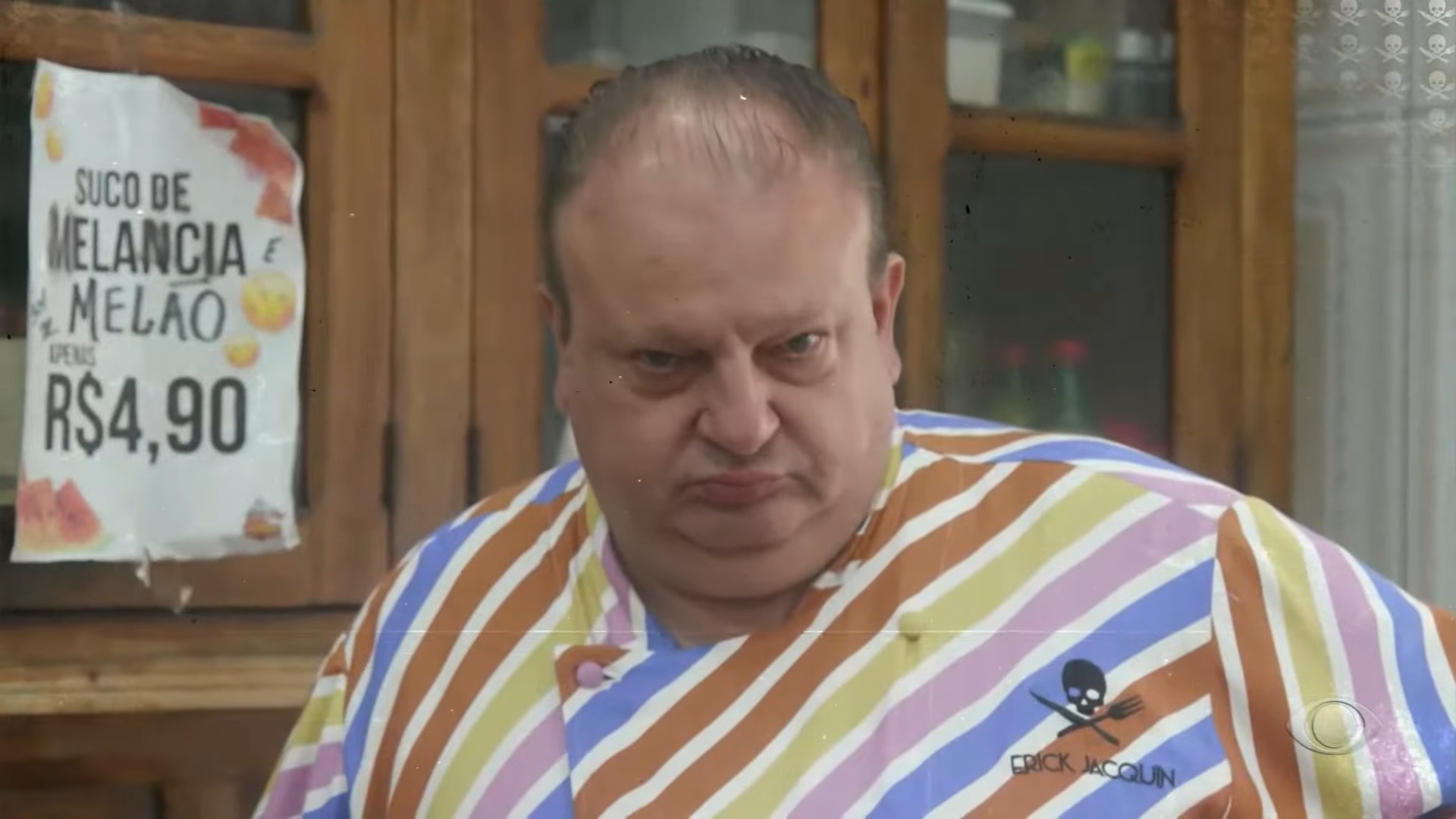 Foto de Erick Jacquin em cena da nova temporada de Pesadelo na Cozinha