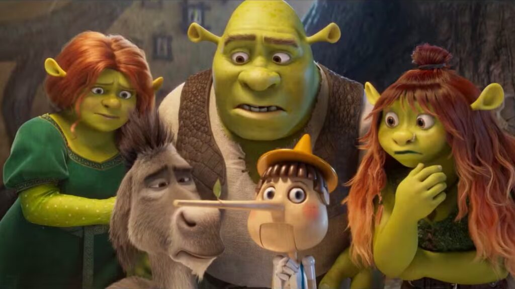 Primeira imagem dos personagens de Shrek 5