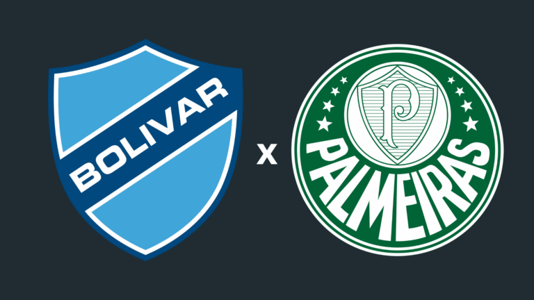 Foto dos escudos de Bolívar e Palmeiras