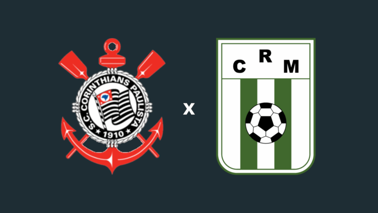 Foto dos escudos de Corinthians e Racing