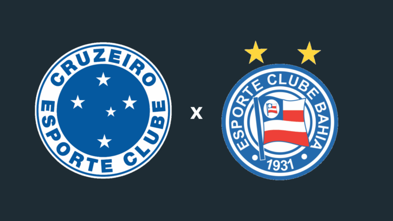 Foto dos escudos de Cruzeiro e Bahia