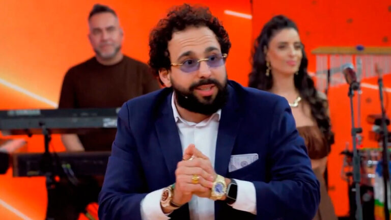 Murilo Couto, integrante de novo programa humorístico da Globo, durante apresentação no Domingão com Huck