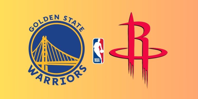 Foto de Warriors x Rockets pela NBA