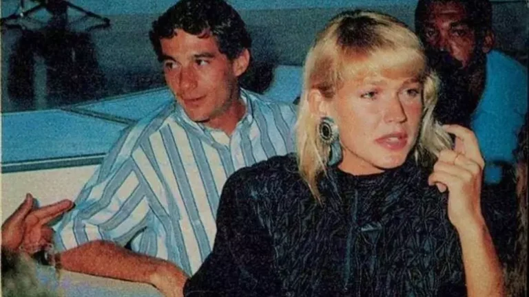 Foto de Xuxa Meneghel e Ayrton Senna