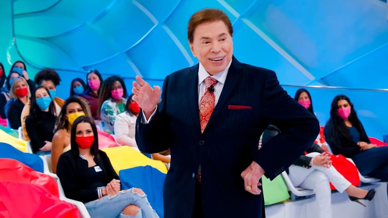 Imagem com foto do apresentador Silvio Santos em edição inédita do Programa Silvio Santos