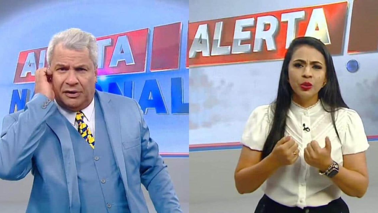 Sikêra Jr. largou o Alerta Nacional e foi substituído às pressas por Mayara Rocha (foto: Reprodução/RedeTV!)