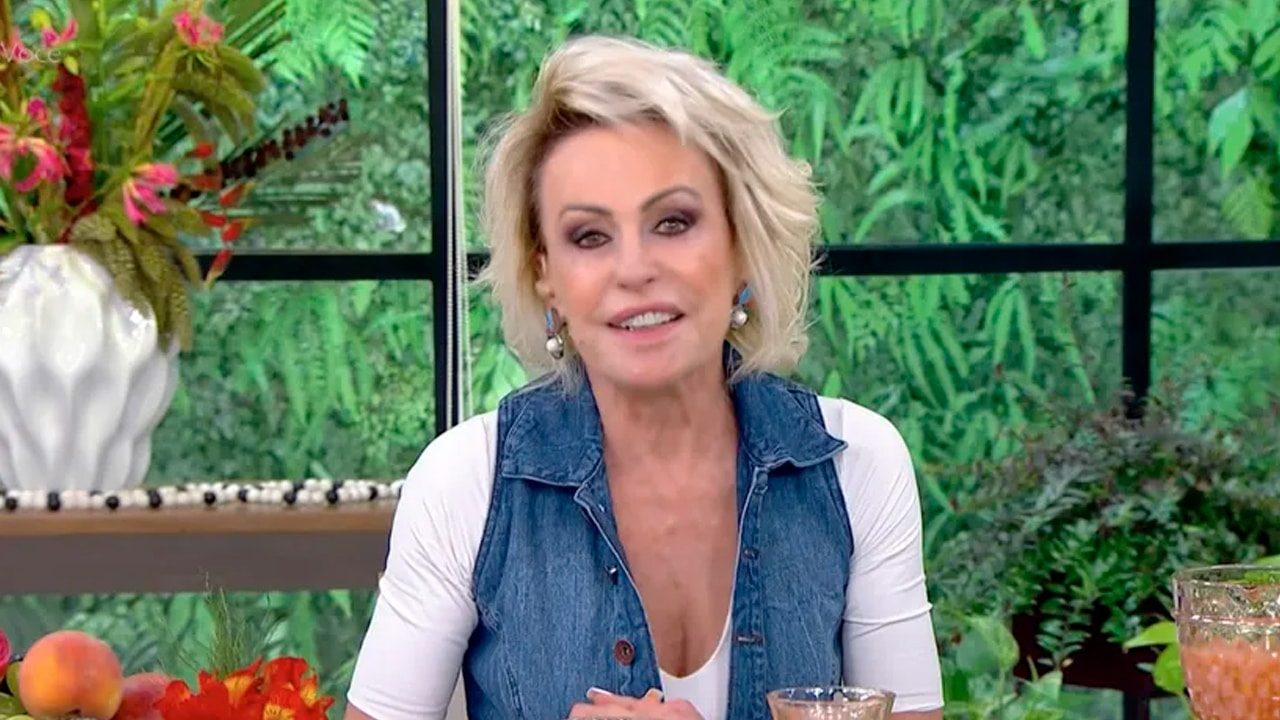 Imagem com foto de Ana Maria Braga no Mais Você