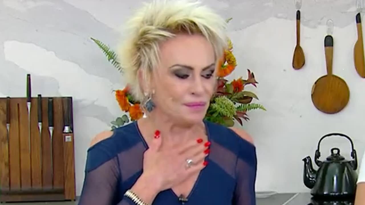 Imagem com foto da apresentadora Ana Maria Braga