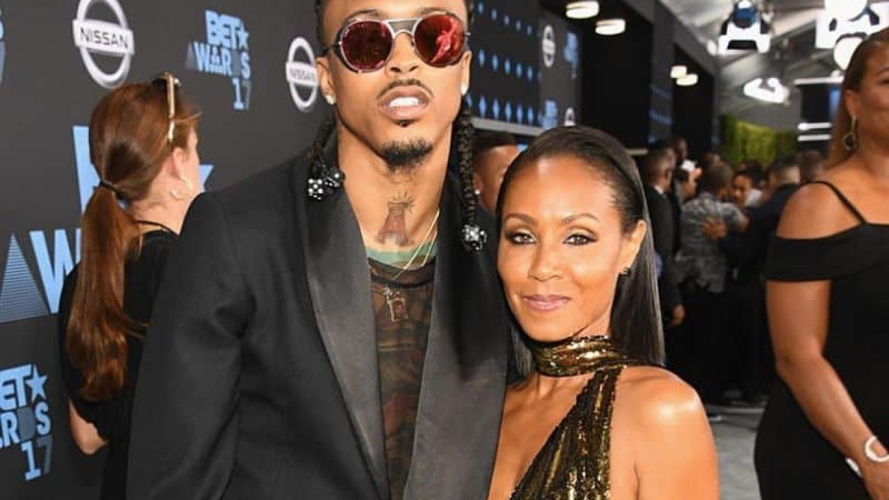 Imagem com foto de August Alsina e Jada Pinkett Smith