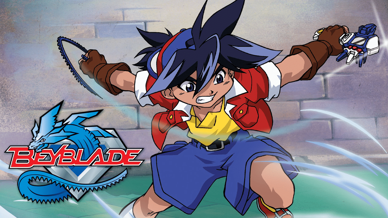 Imagem com foto do anime Beyblade