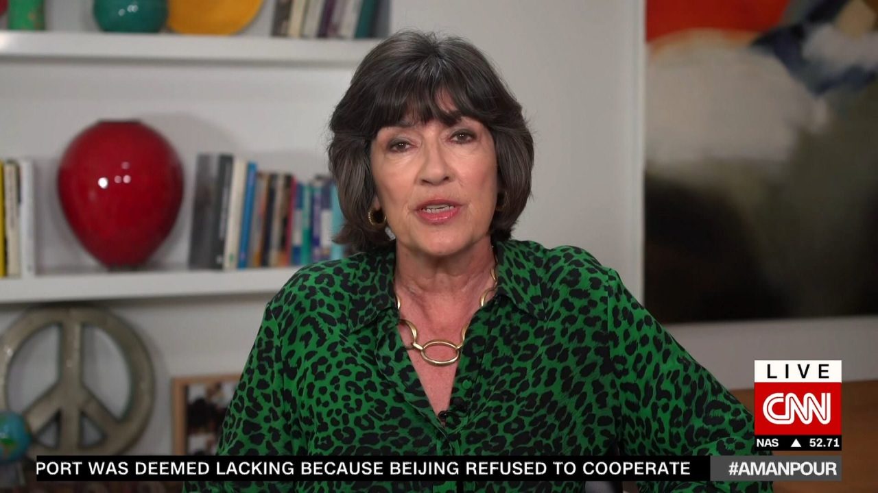 Christiane Amanpour revelou em seu programa que está com câncer de ovário (foto: Reprodução/CNN Internacional)