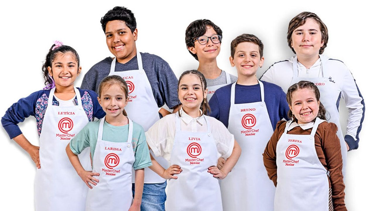 Imagem com foto dos participantes do MasterChef Júnior 2022