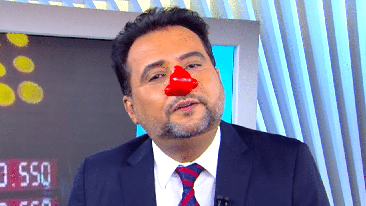 Imagem com foto do apresentador Geraldo Luís