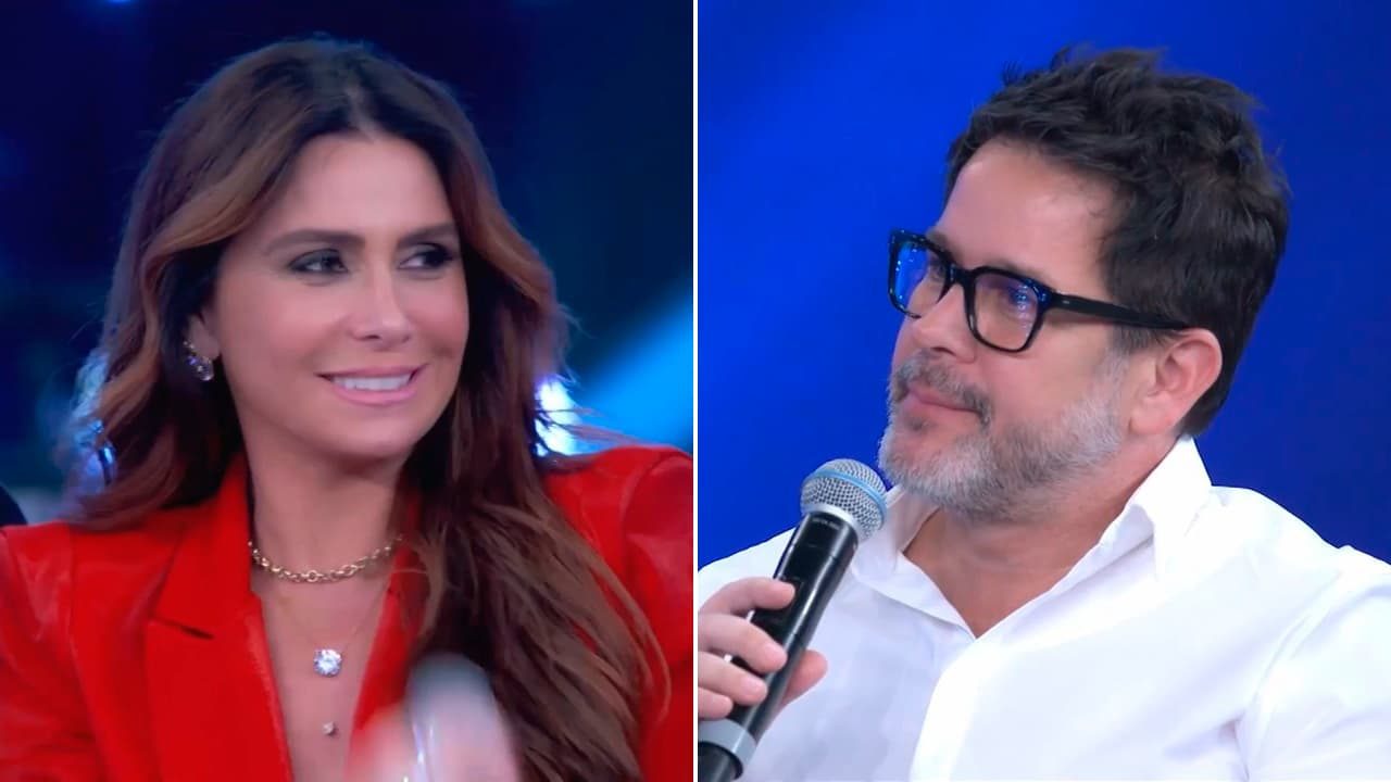 Imagem com montagem das fotos de Giovanna Antonelli e Murilo Benício