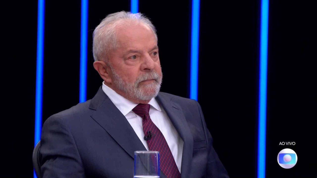 Foto de Luiz Inácio Lula da Silva no Jornal Nacional