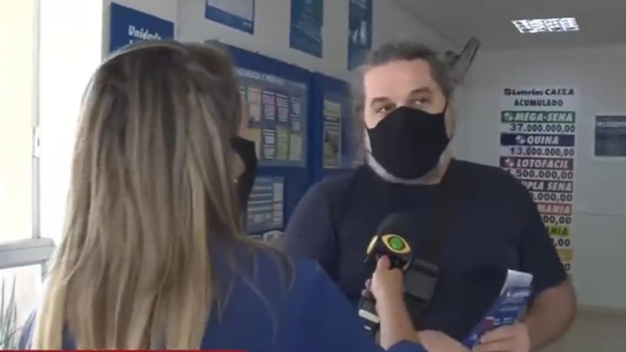 Homem disse ao vivo que daria prêmio da Mega Sena para Lula