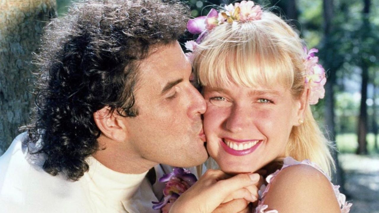 Sérgio Mallandro e Xuxa no filme Lua de Cristal, de 1990 (foto: Reprodução)