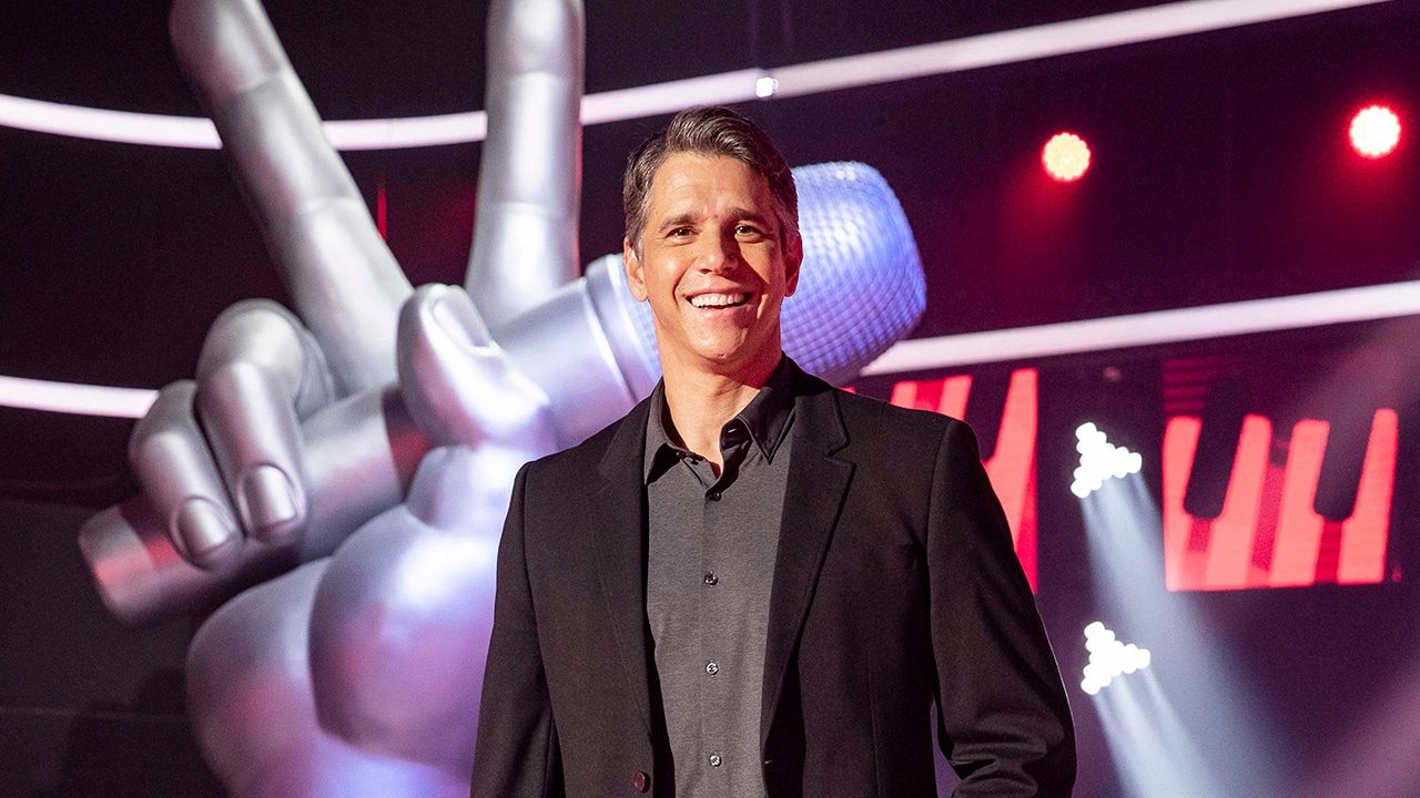 Márcio Garcia já se emocionou nas gravações do The Voice Kids, que estreia no próximo domingo (6) na Globo (foto: Globo/Fábio Rocha)