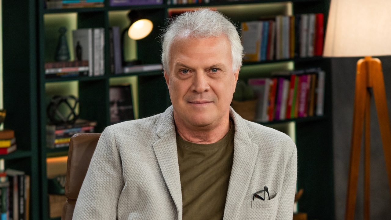 Imagem com foto do apresentador Pedro Bial