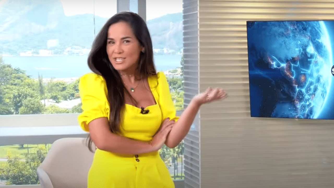 Foto da apresentadora Isabele Benito, do SBT Rio