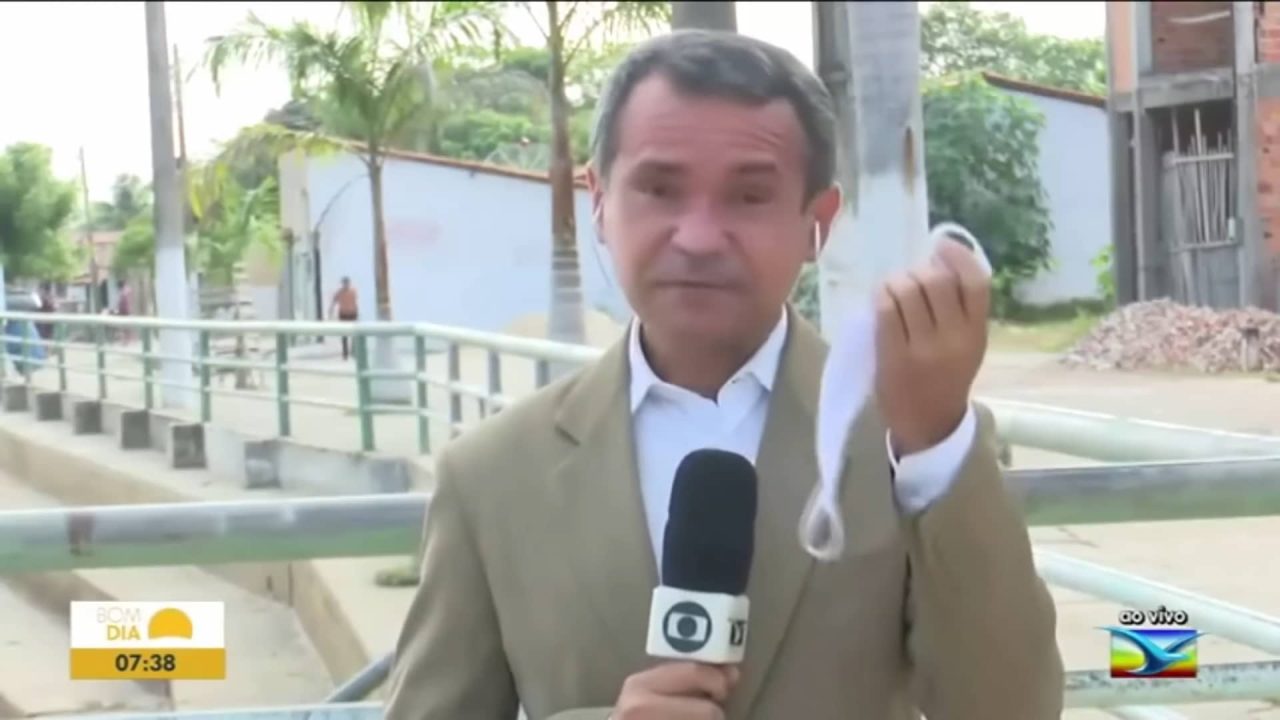 Imagem com foto do jornalista Erisvaldo Santos, repórter da TV Mirante