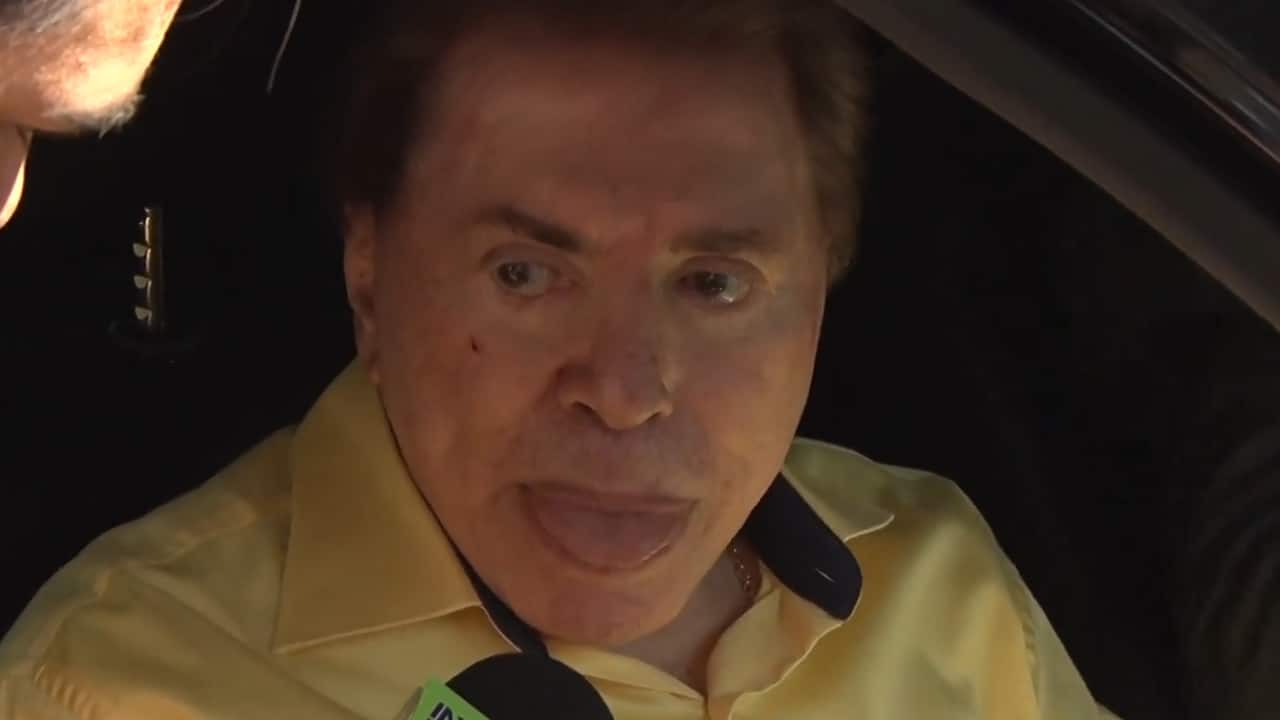 Imagem com foto do apresentador Silvio Santos