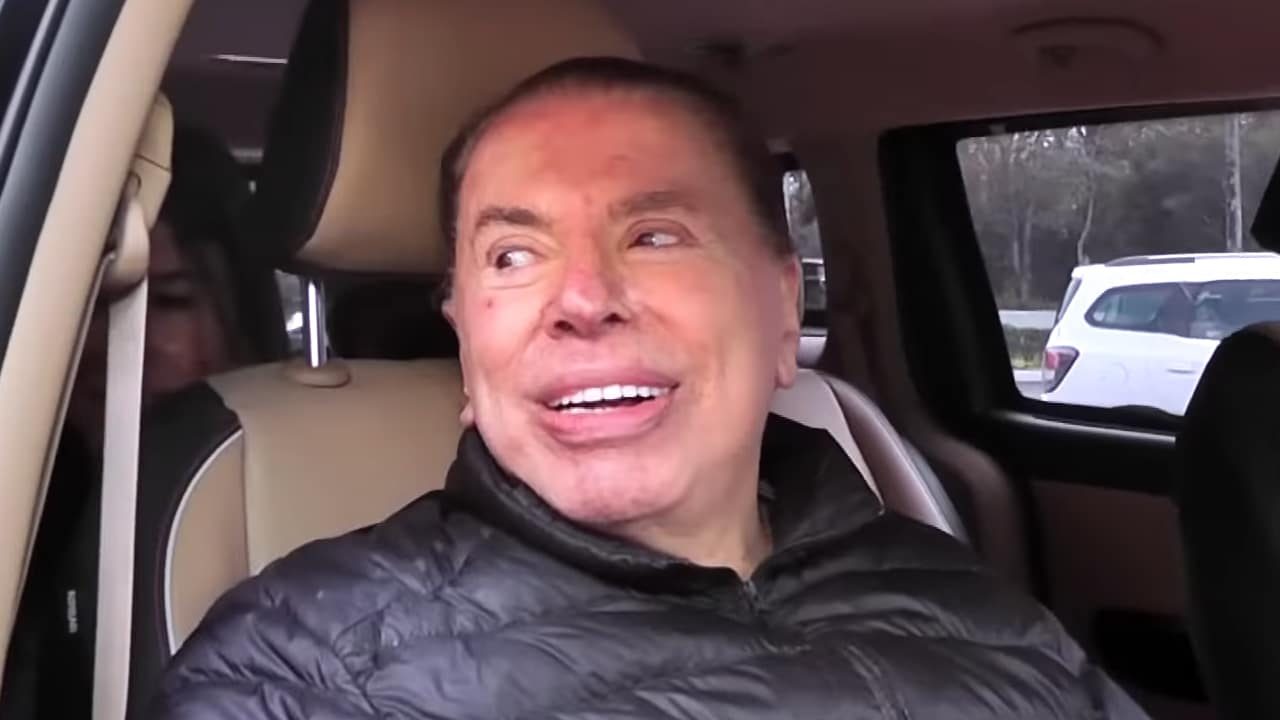 Imagem com foto do apresentador Silvio Santos