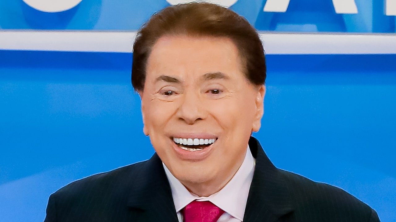 Imagem com foto do apresentador Silvio Santos