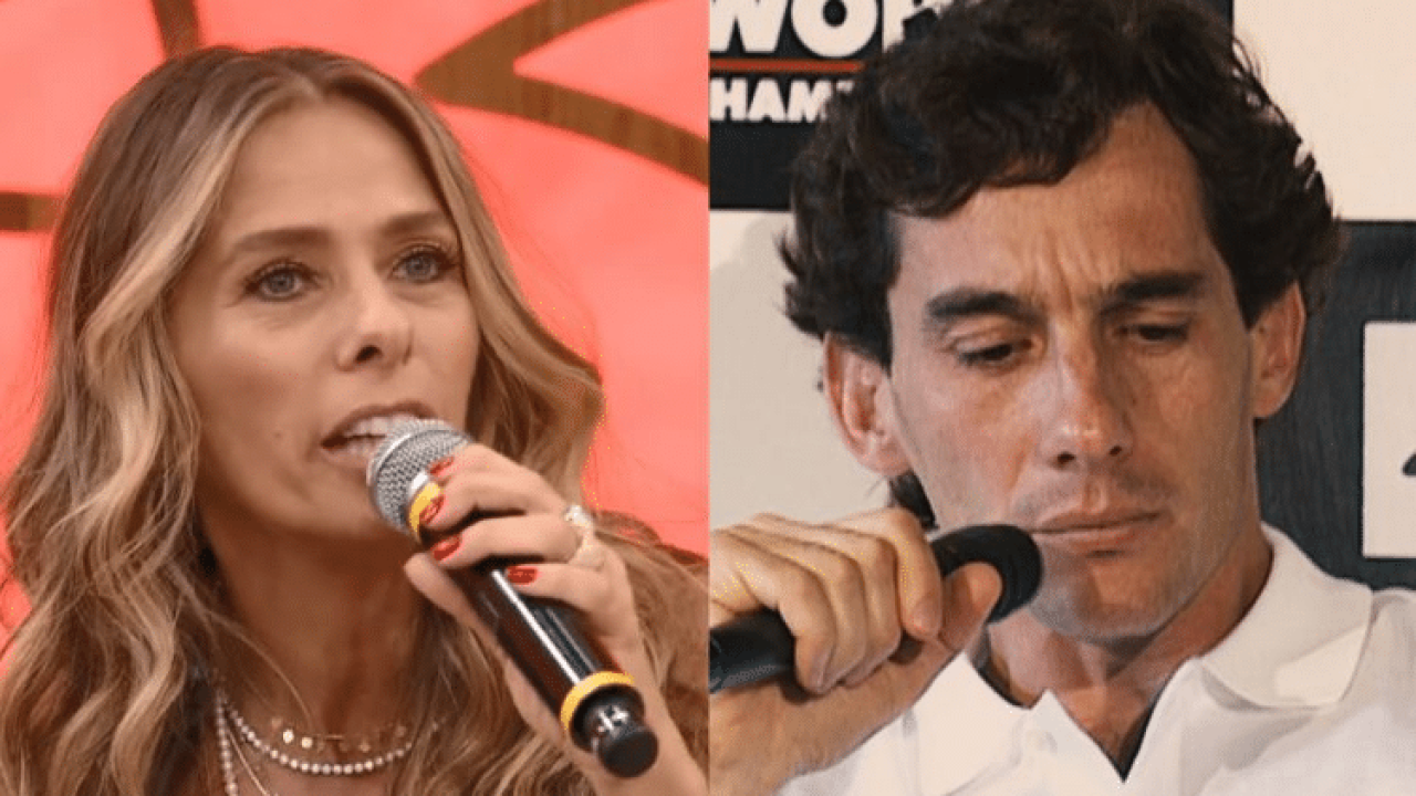 Foto de Adriane Galisteu e Ayrton Senna