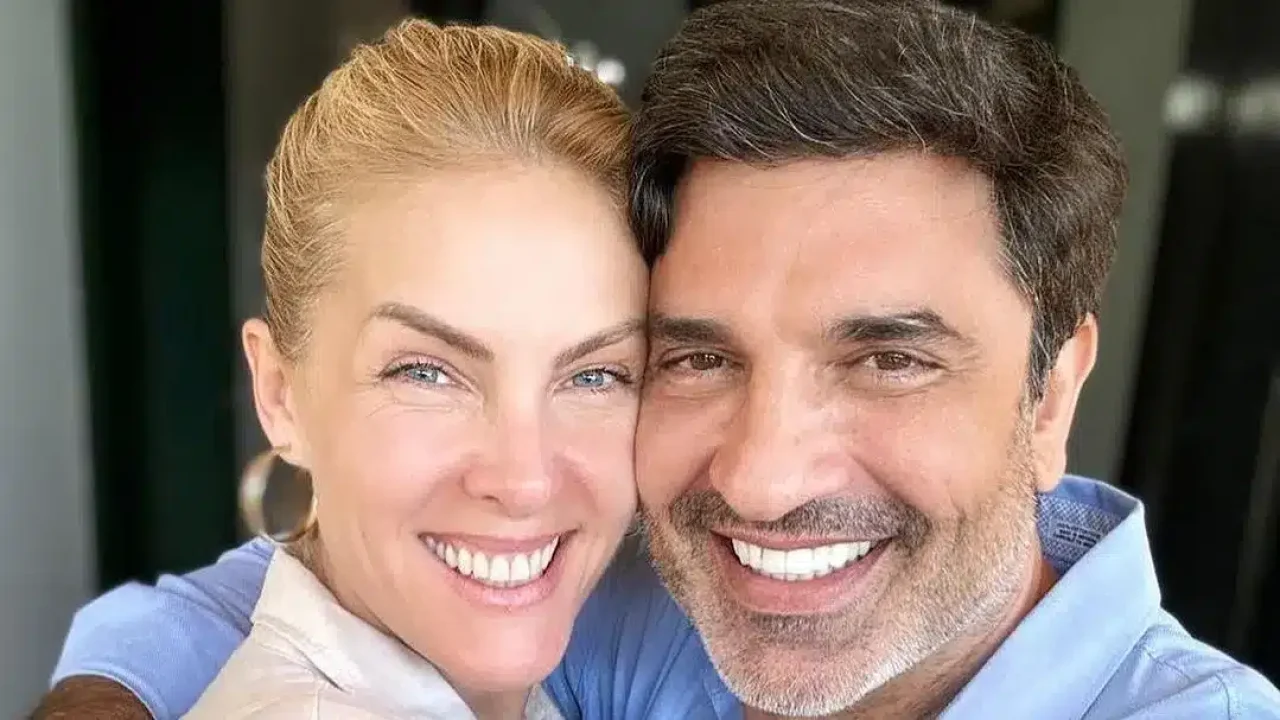 Foto de Ana Hickmann e Edu Guedes