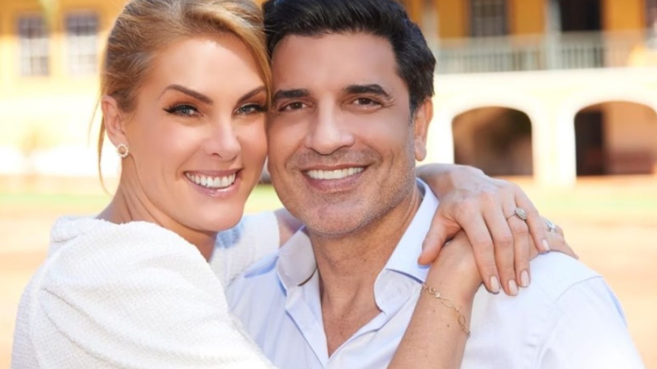 Foto de Ana Hickmann e Edu Guedes