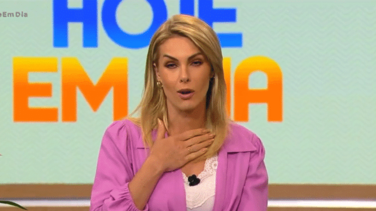 Foto de Ana Hickmann no Hoje em Dia