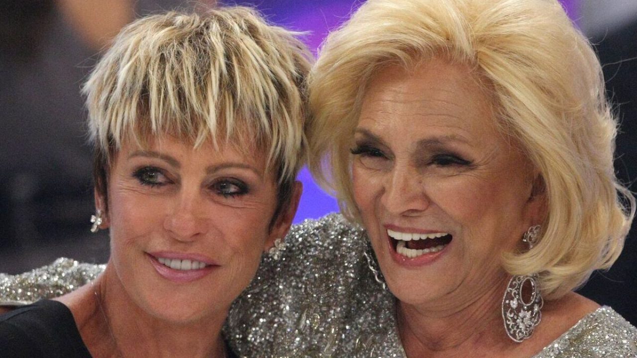 Foto de Ana Maria Braga e Hebe Camargo