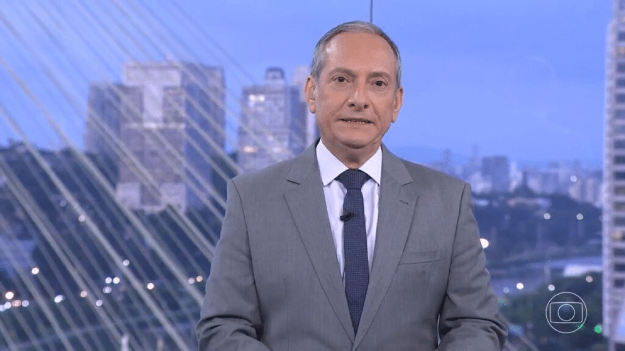 Foto do apresentador da Globo José Roberto Burnier