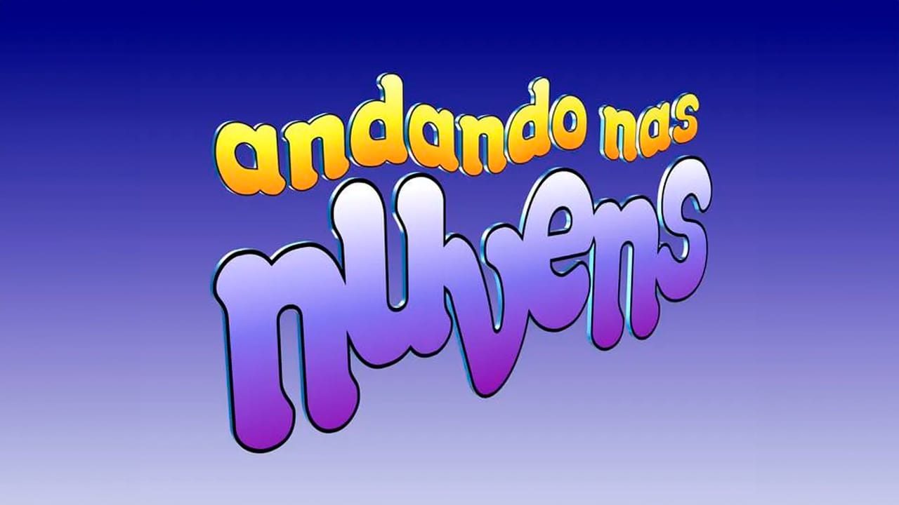 Imagem com logotipo da novela Andando nas Nuvens